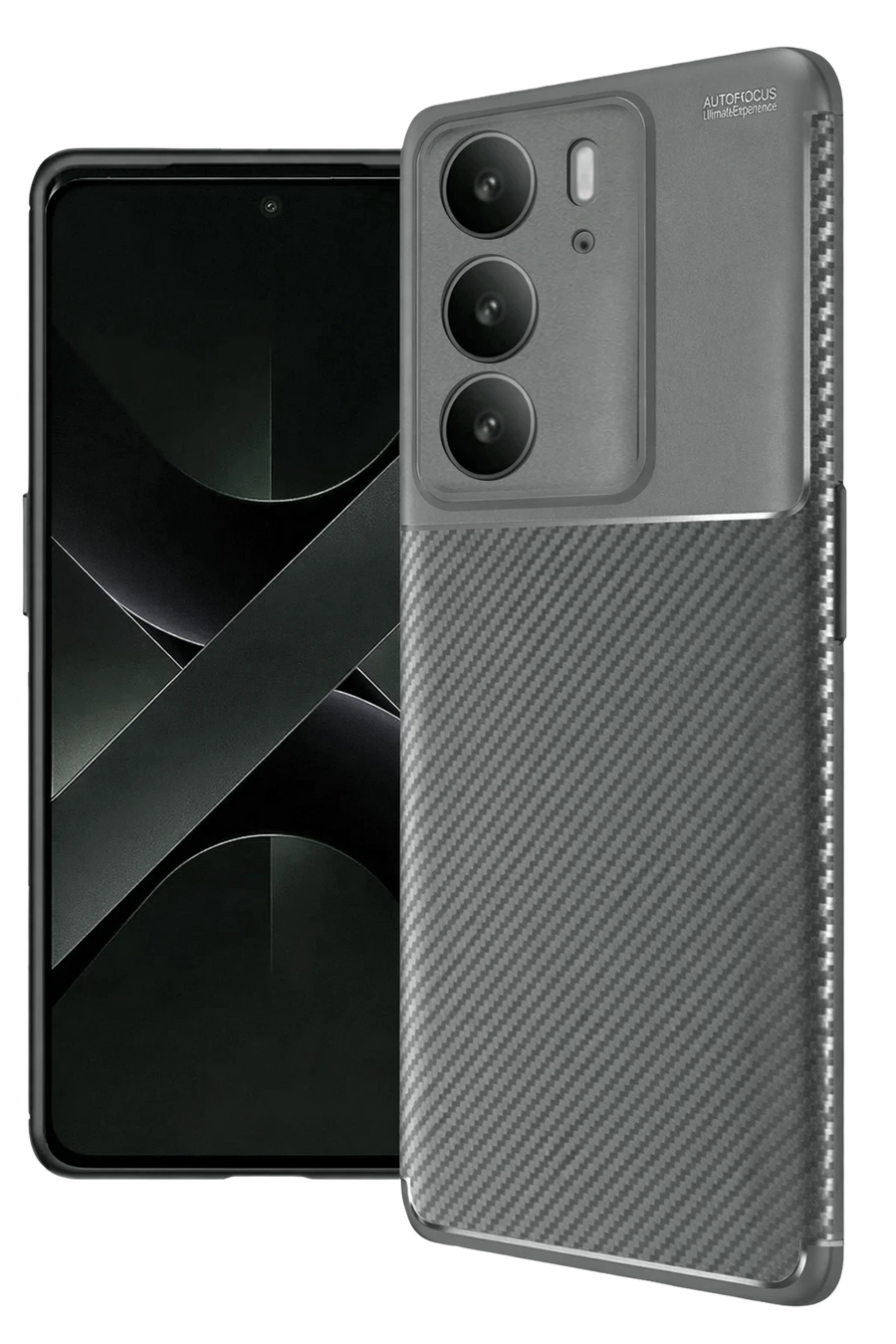 Newface Realme C75 4G Auto Focus Karbon Kapak - Gri