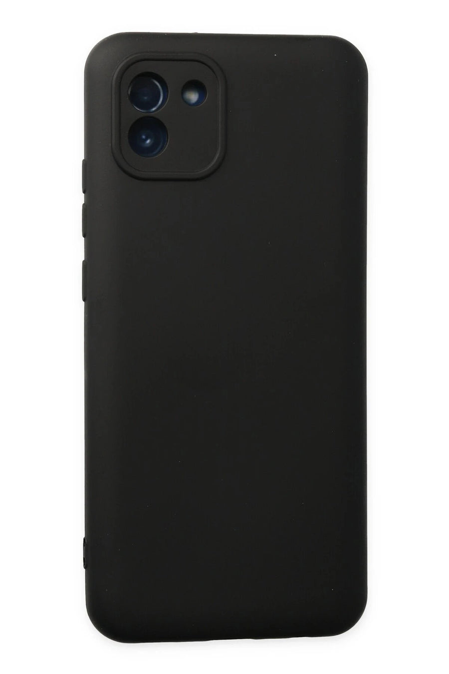 Newface Samsung Galaxy A03 Kılıf Nano içi Kadife Silikon - Siyah