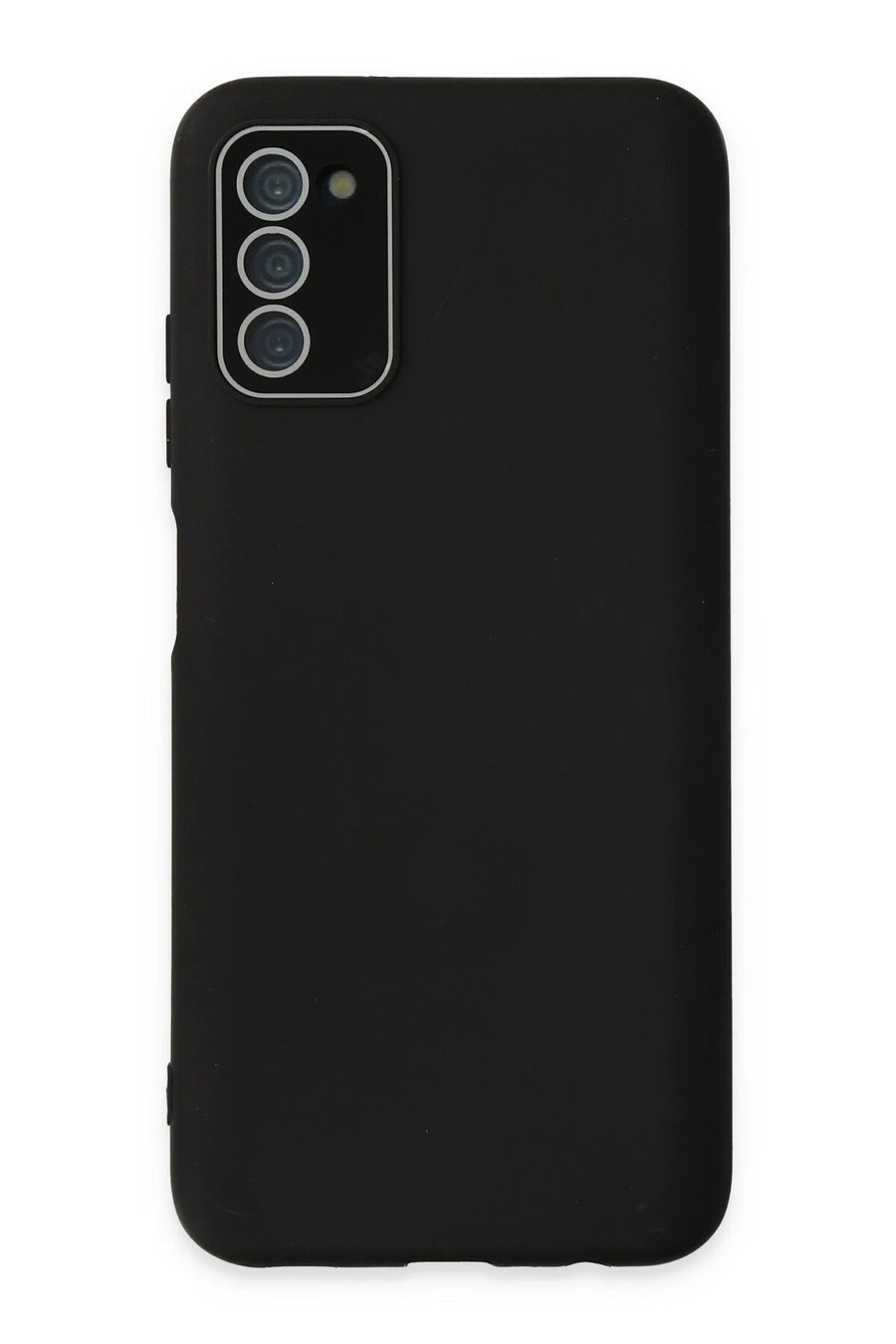 Newface Samsung Galaxy A03S Kılıf Lansman Glass Kapak - Siyah