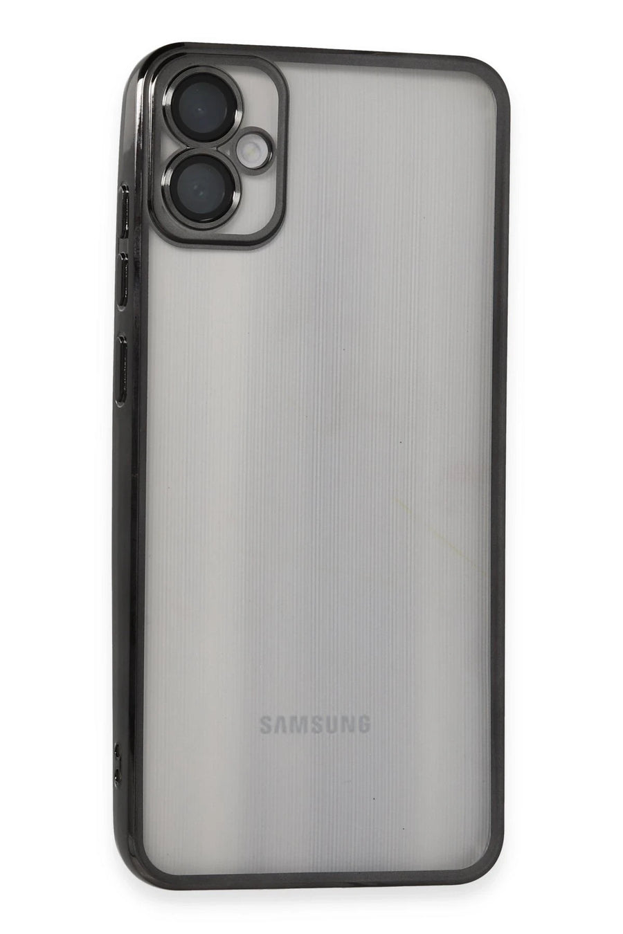 Newface Samsung Galaxy A05 Kılıf Razer Lensli Silikon - Siyah