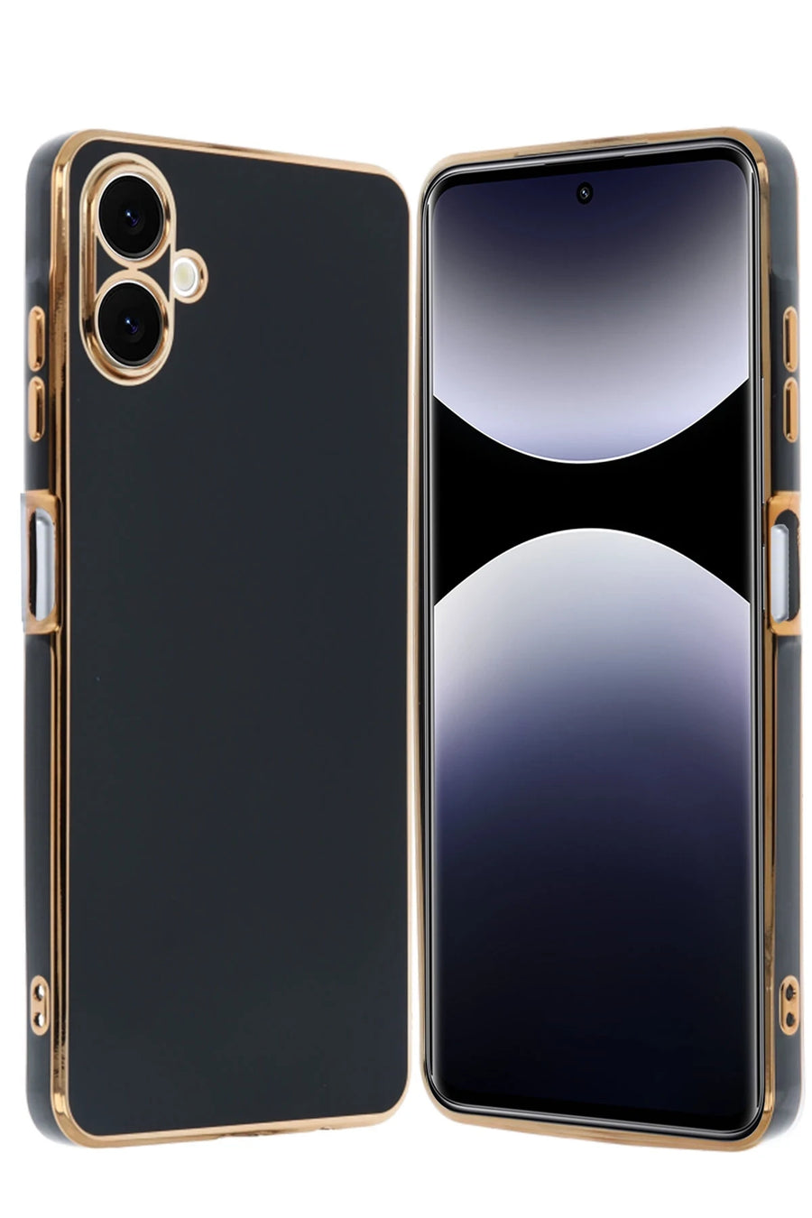 Newface Samsung Galaxy A06 Kılıf Volet Silikon - Siyah