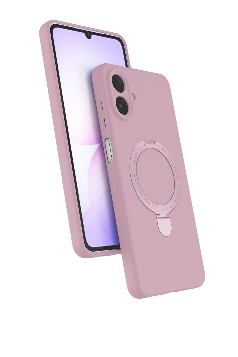 Newface Samsung Galaxy A07 4G Regal Magsafe Standlı Kapak - Açık Pembe