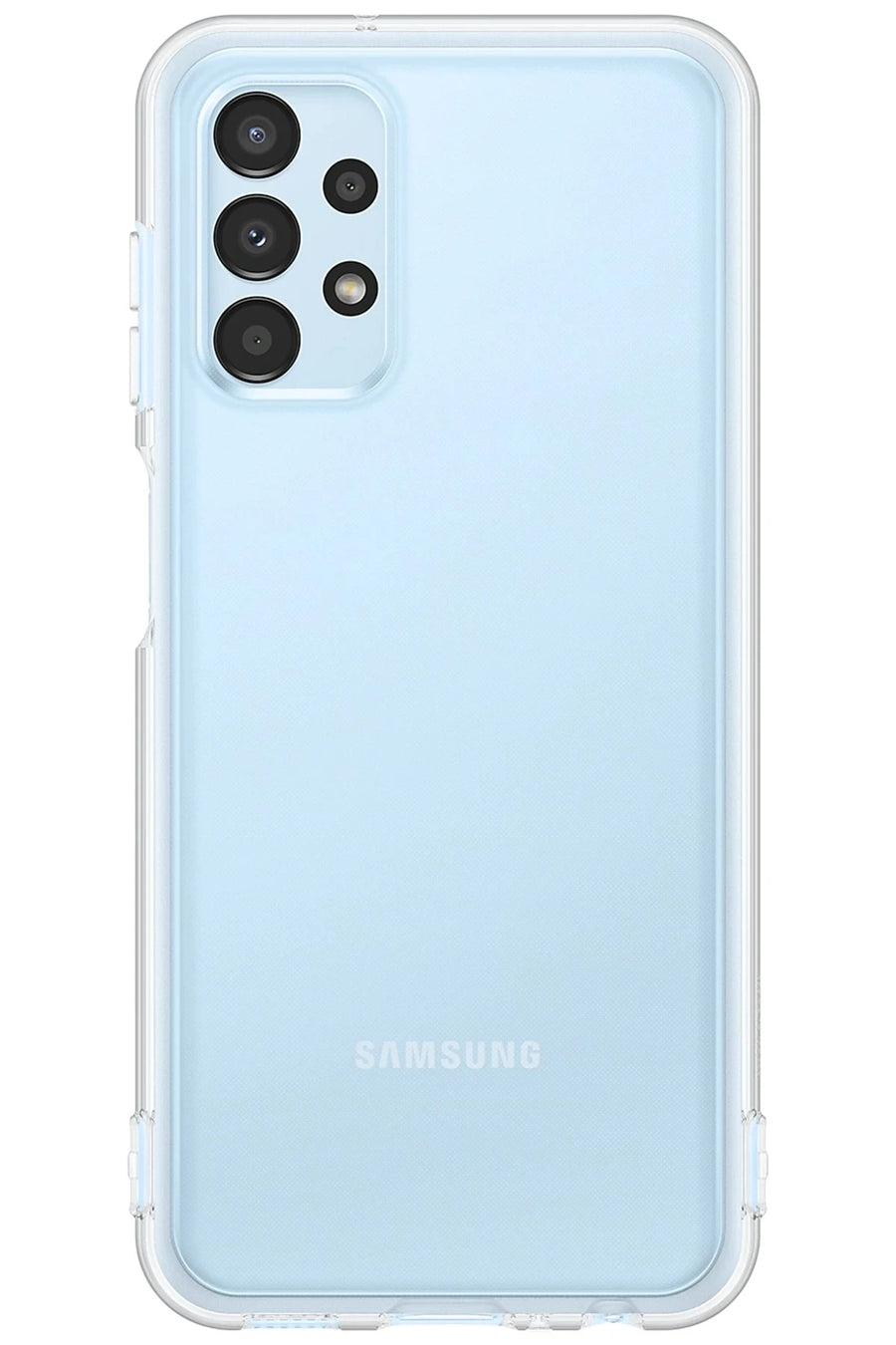 Newface Samsung Galaxy A13 4G Kılıf Lüx Şeffaf Silikon