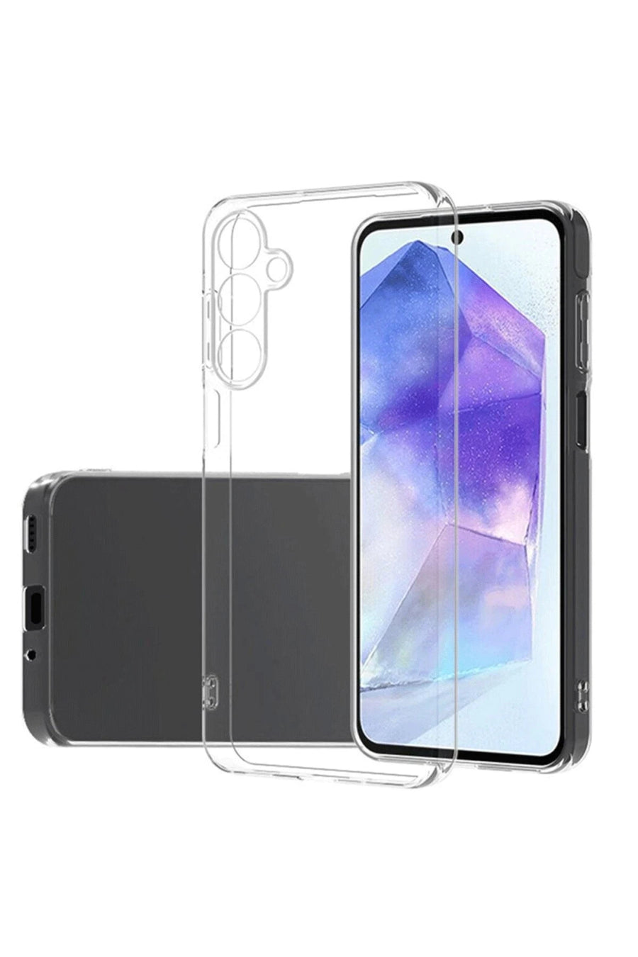 Newface Samsung Galaxy A16 5G Kılıf Lüx Şeffaf Silikon