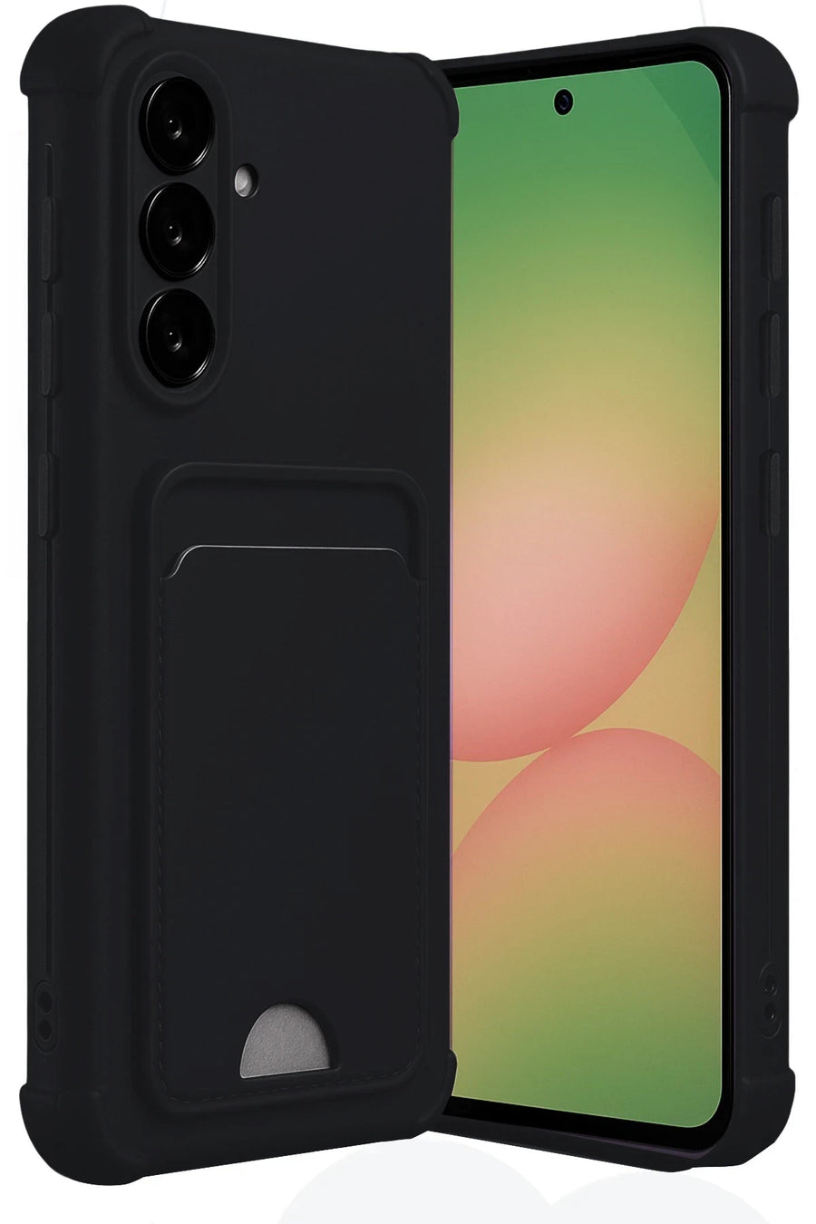 Newface Samsung Galaxy A17 5G Kelvin Kartvizitli Silikon - Siyah