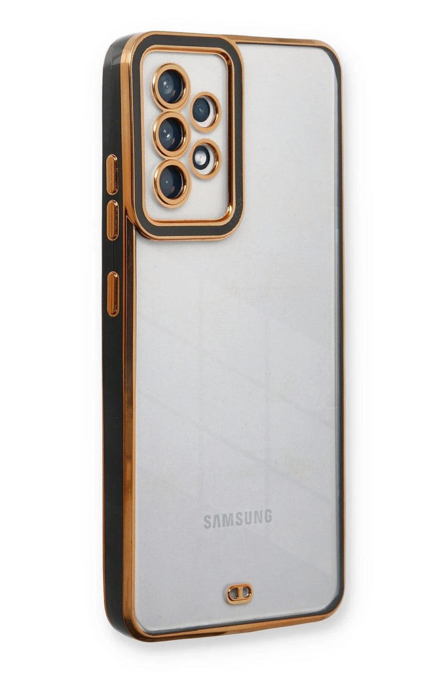 Newface Samsung Galaxy A33 5G Kılıf Liva Lens Silikon - Siyah