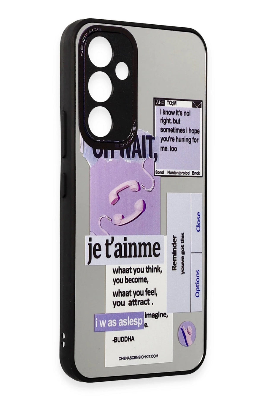 Newface Samsung Galaxy A54 5G Kılıf Mirror Desenli Kapak - Mirror - 4