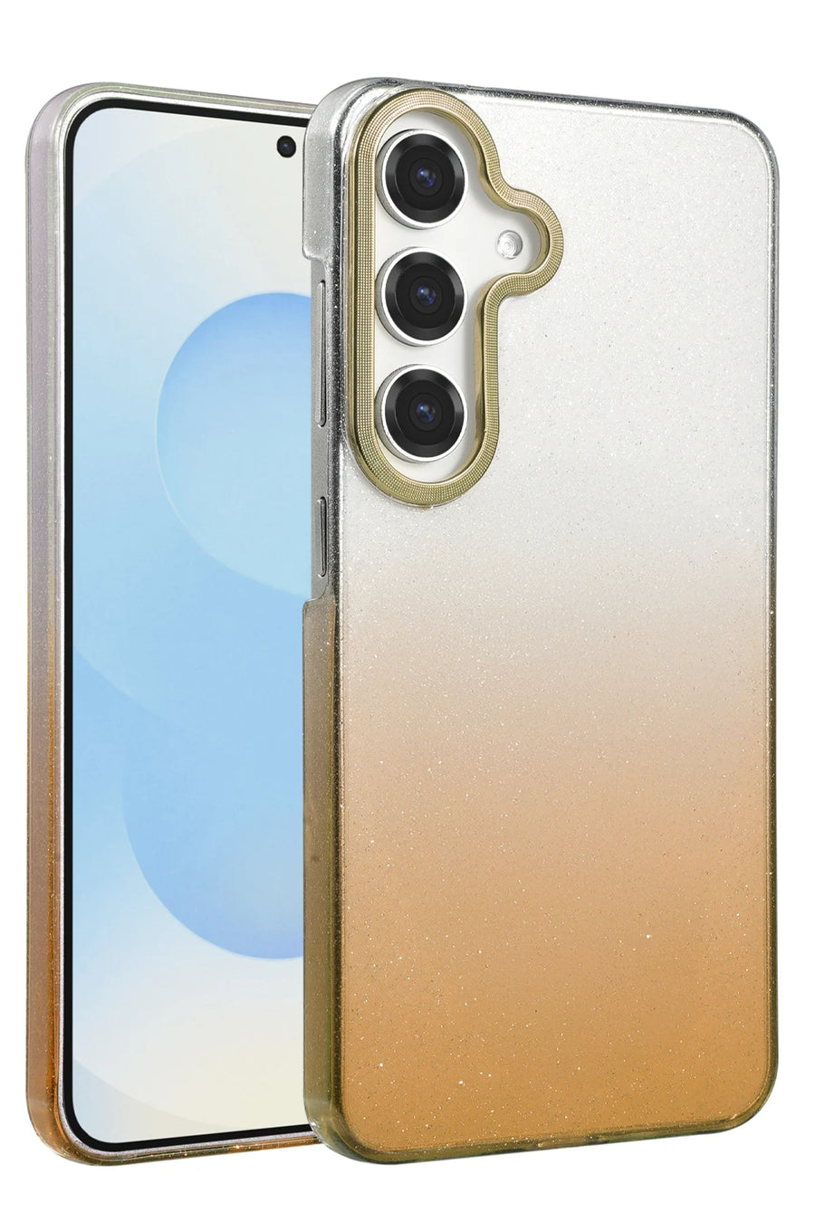 Newface Samsung Galaxy A55 5G Glossy Kapak - Çöl Titanyum