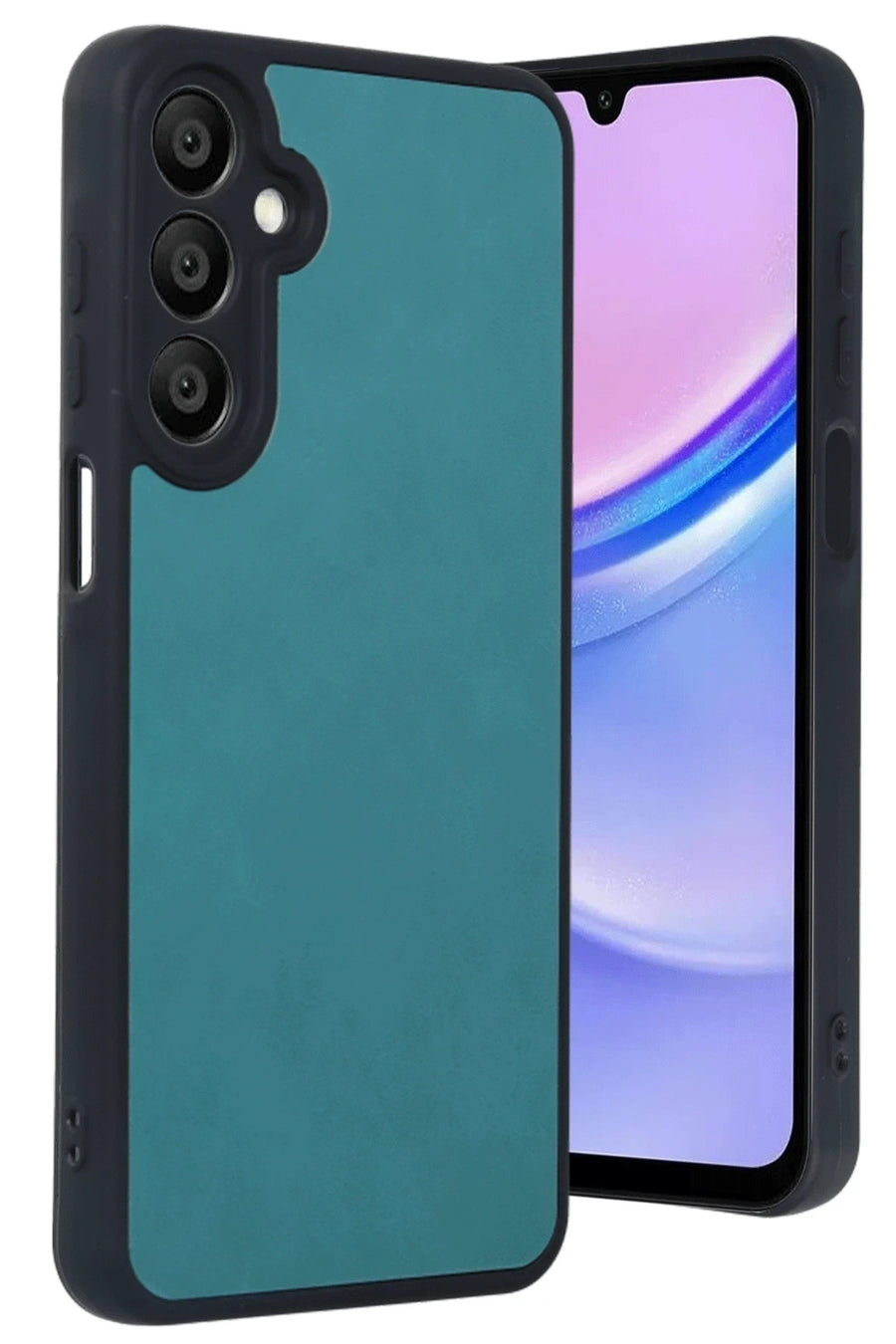 Newface Samsung Galaxy A55 5G Kılıf Aras Deri Kapak - Açık Yeşil