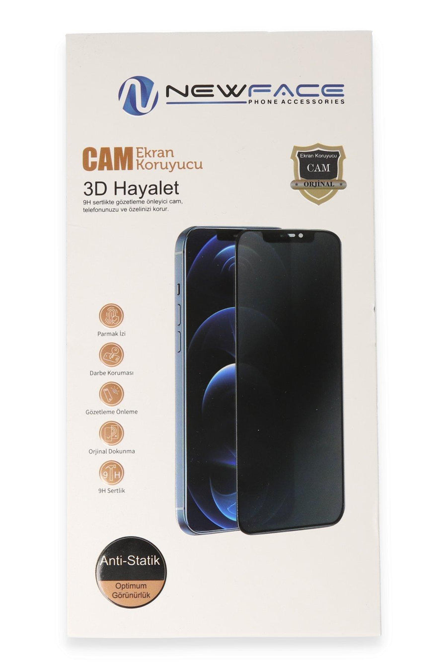 Newface Samsung Galaxy A57 5G 3D Antistatik Hayalet Cam Ekran Koruyucu