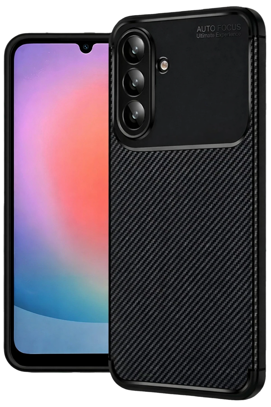 Newface Samsung Galaxy A57 5G Auto Focus Karbon Kapak - Siyah
