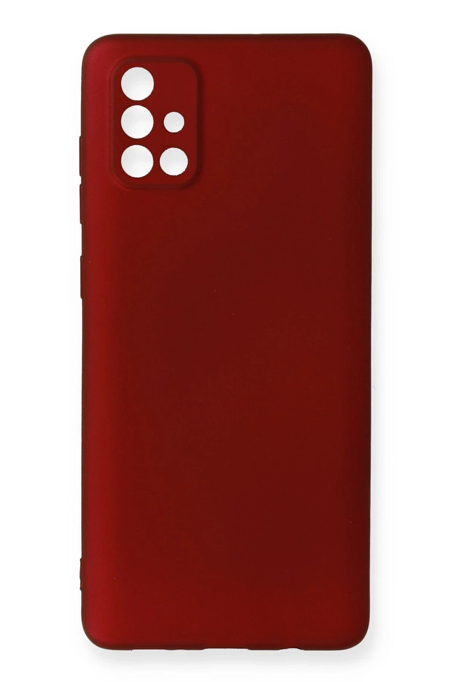Newface Samsung Galaxy A71 Kılıf First Silikon - Bordo