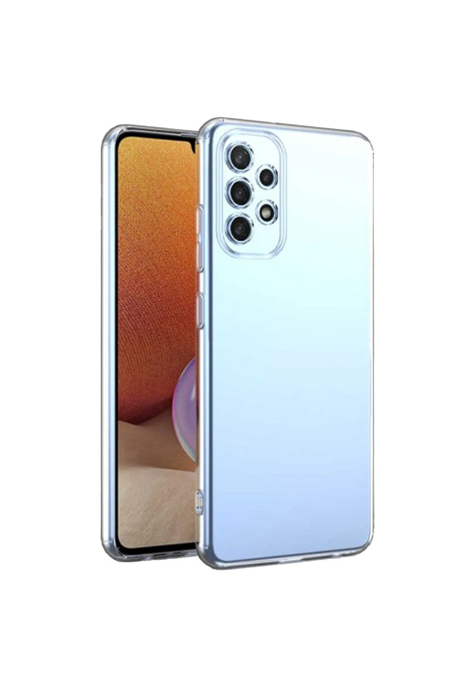 Newface Samsung Galaxy A73 5G Kılıf Lüx Şeffaf Silikon