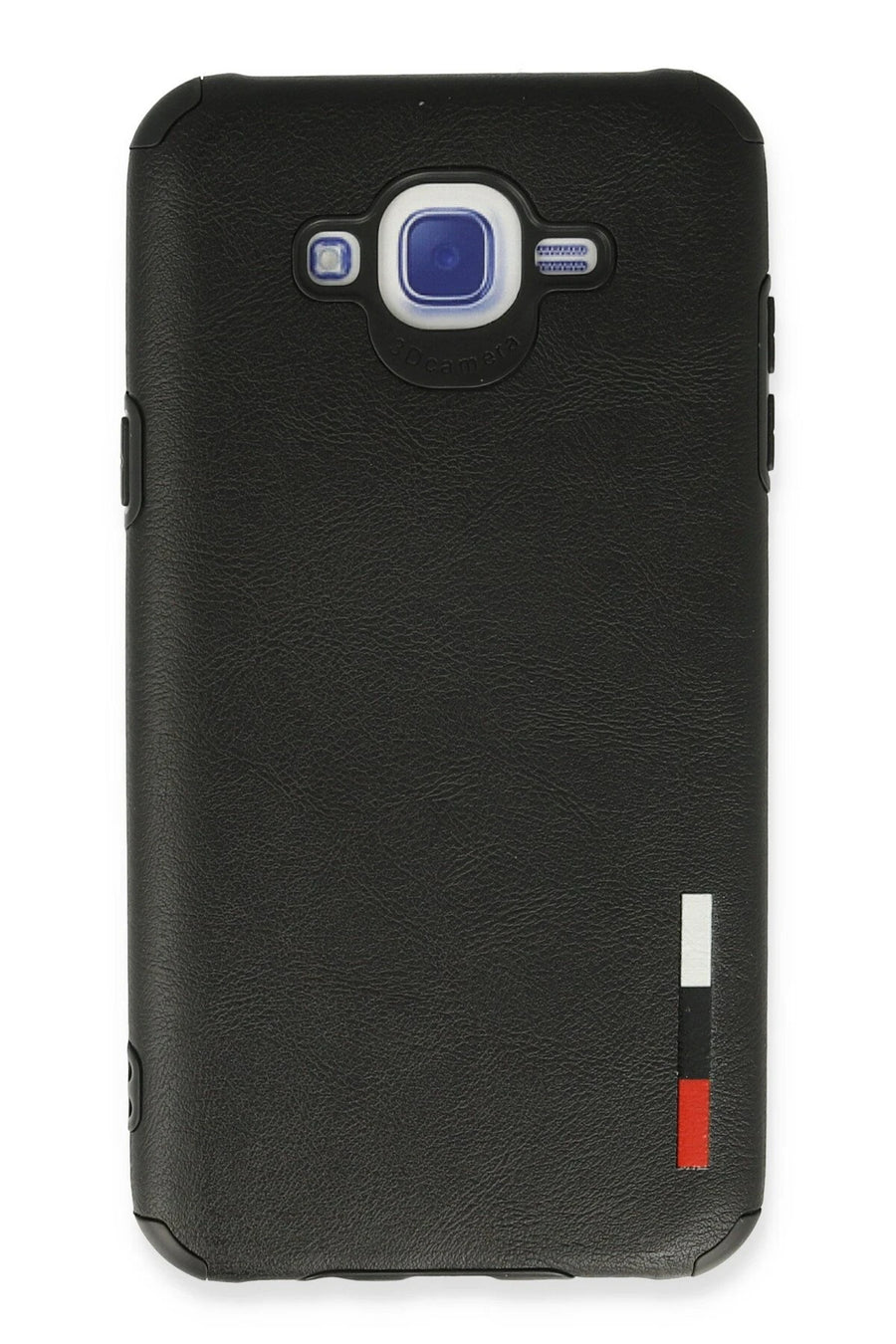 Newface Samsung Galaxy J7 Kılıf Loop Deri Silikon - Siyah