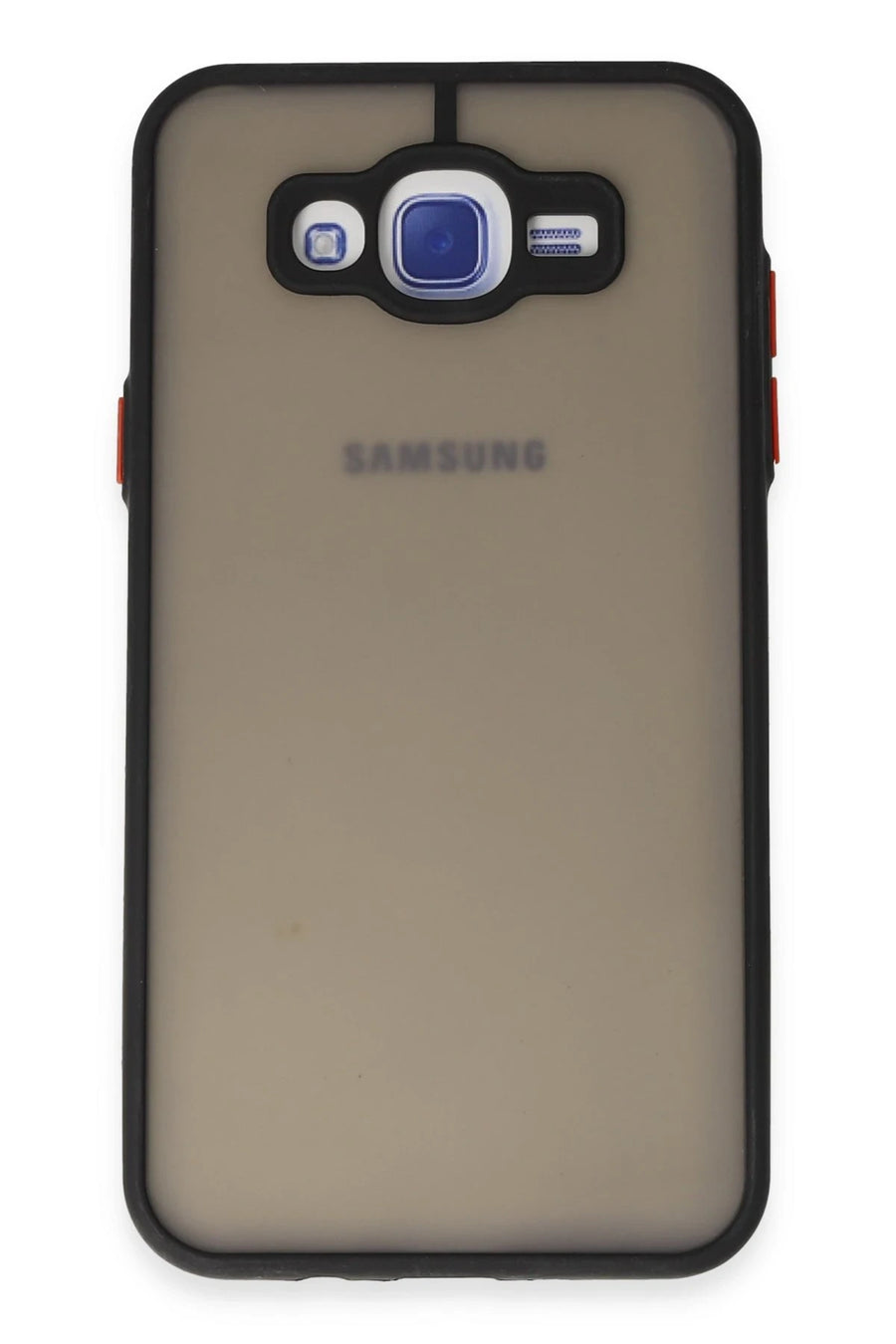 Newface Samsung Galaxy J7 Kılıf Montreal Silikon Kapak - Siyah