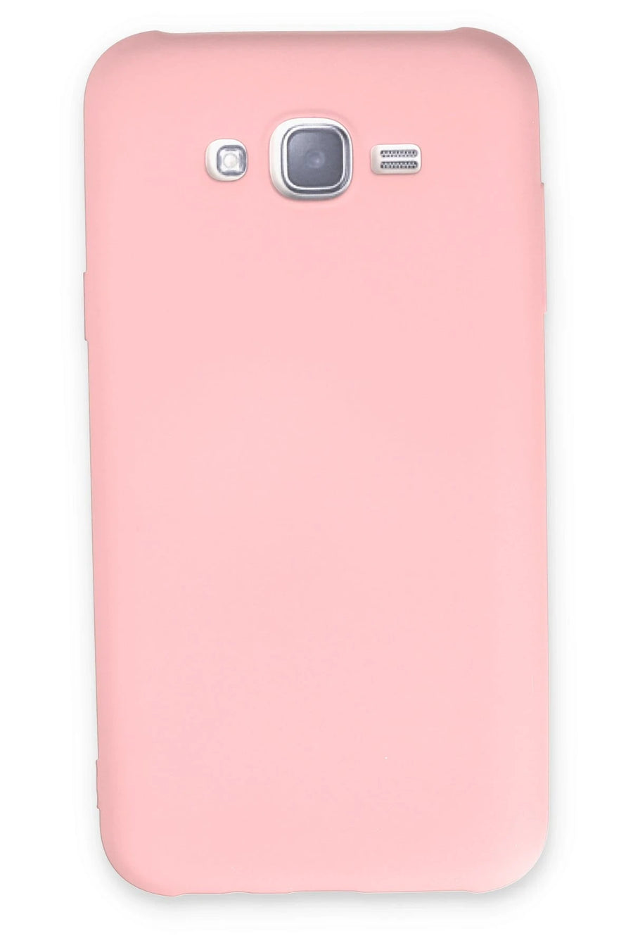 Newface Samsung Galaxy J7 Kılıf Nano içi Kadife Silikon - Pudra