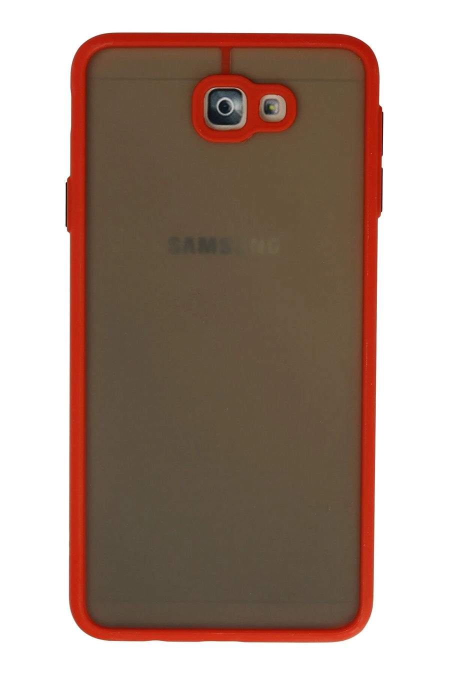 Newface Samsung Galaxy J7 Prime Kılıf Montreal Silikon Kapak - Kırmızı