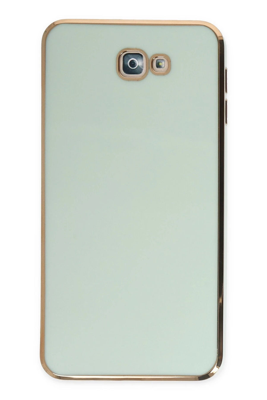 Newface Samsung Galaxy J7 Prime Kılıf Volet Silikon - Açık Yeşil