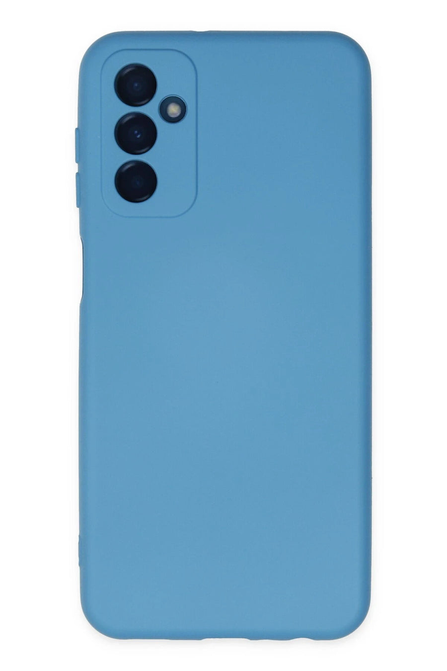 Newface Samsung Galaxy M23 Kılıf Nano içi Kadife Silikon - Mavi