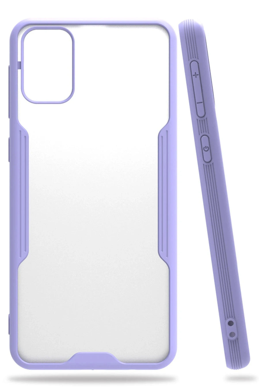 Newface Samsung Galaxy M31 Kılıf Platin Silikon - Lila