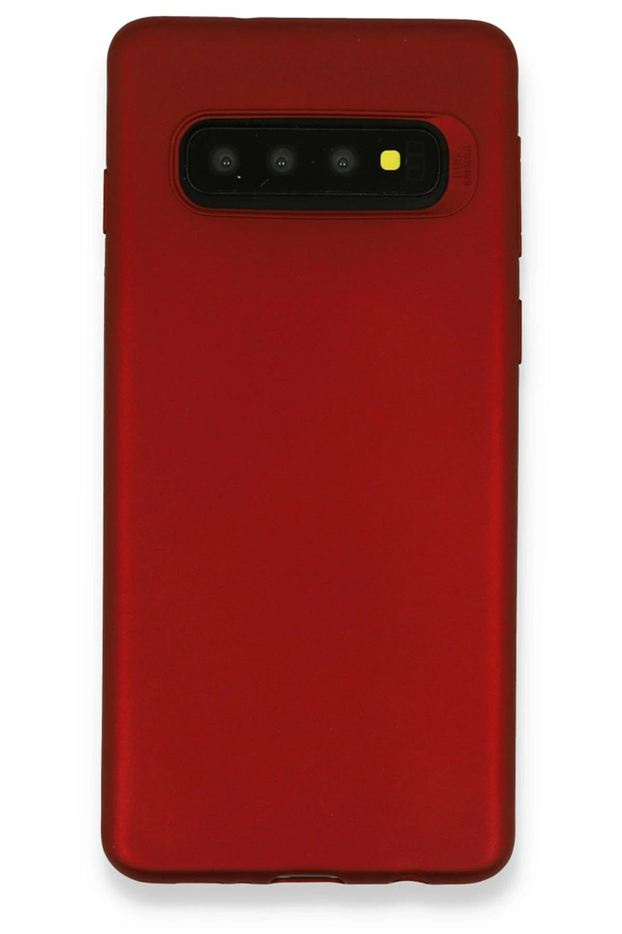 Newface Samsung Galaxy S10 Plus Kılıf First Silikon - Bordo