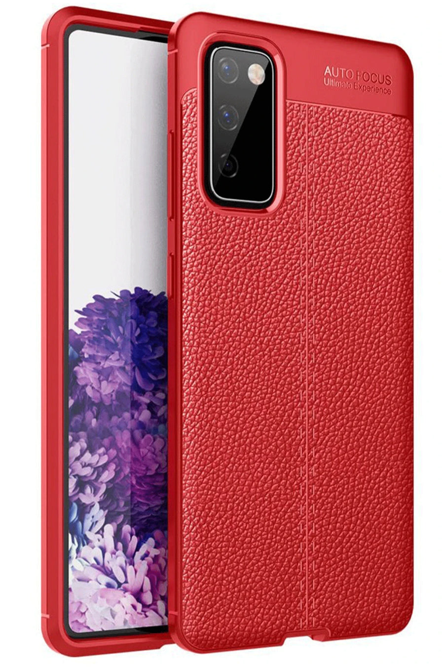 Newface Samsung Galaxy S20 FE Kılıf Auto Focus Kapak - Kırmızı