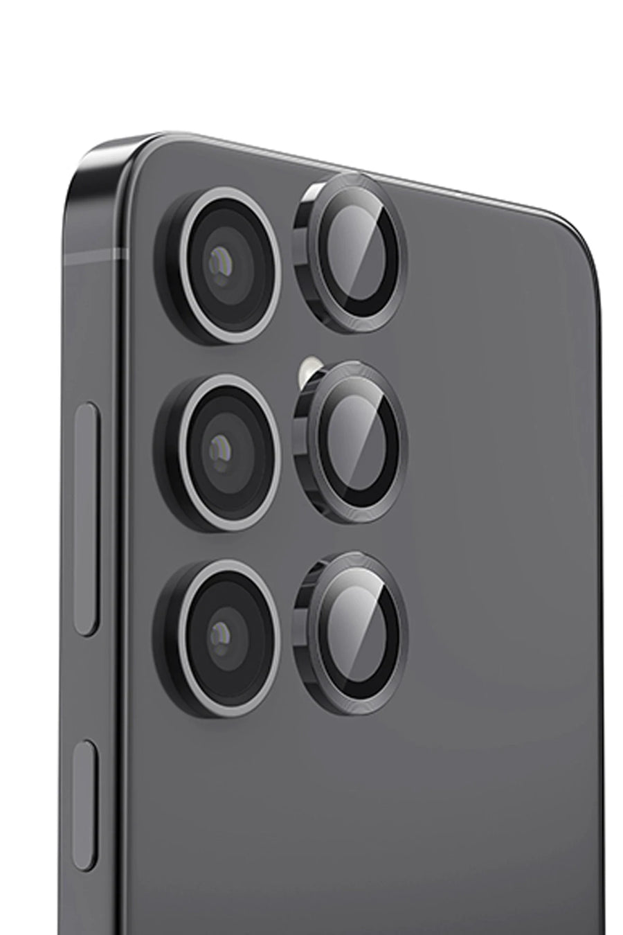 Newface Samsung Galaxy S24 FE Raze Metal Kamera Lens - Siyah