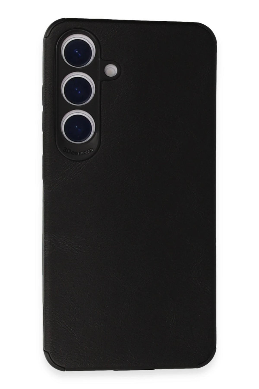 Newface Samsung Galaxy S24 Kılıf Loop Deri Silikon - Siyah
