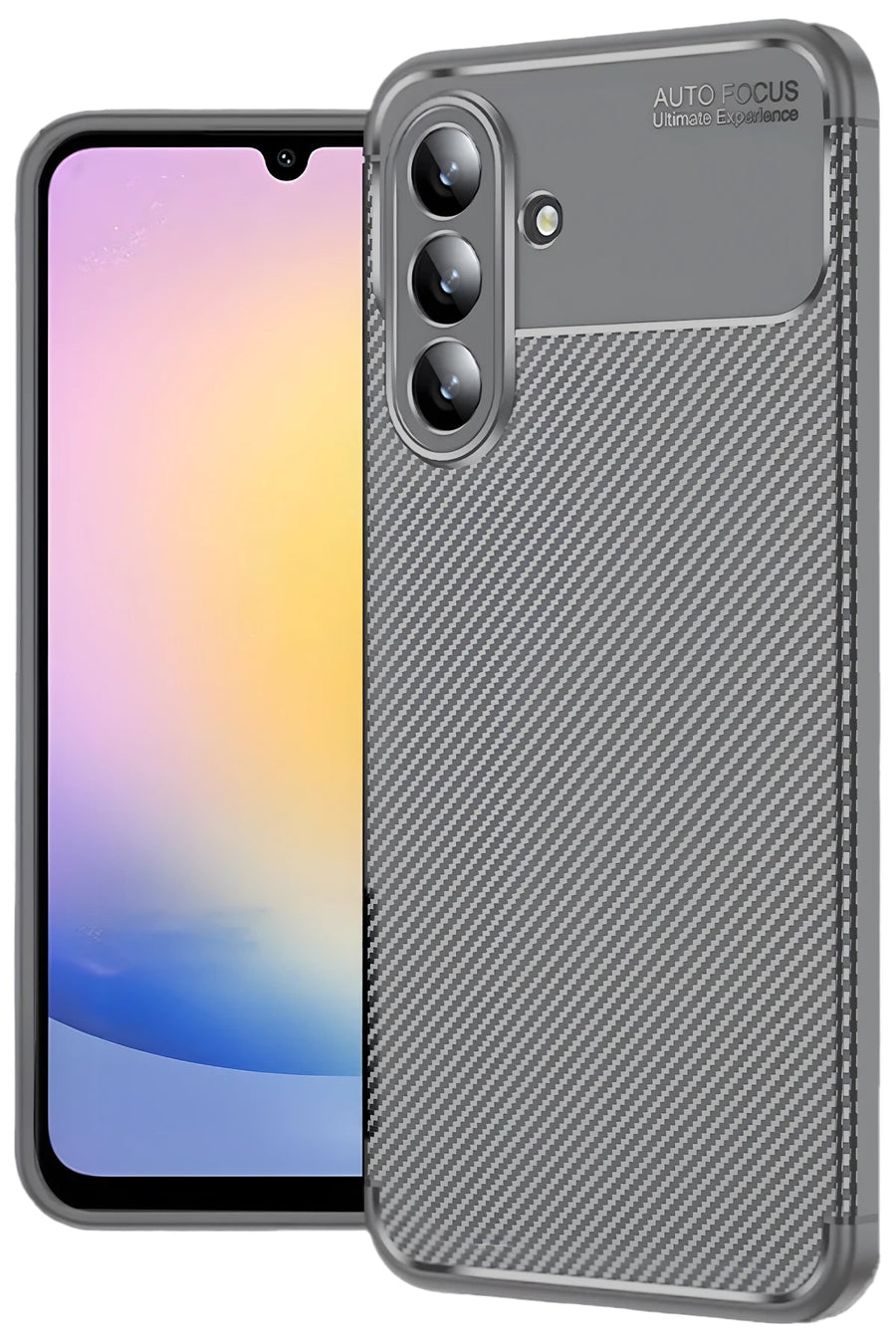 Newface Samsung Galaxy S25 FE Auto Focus Karbon Kapak - Gri
