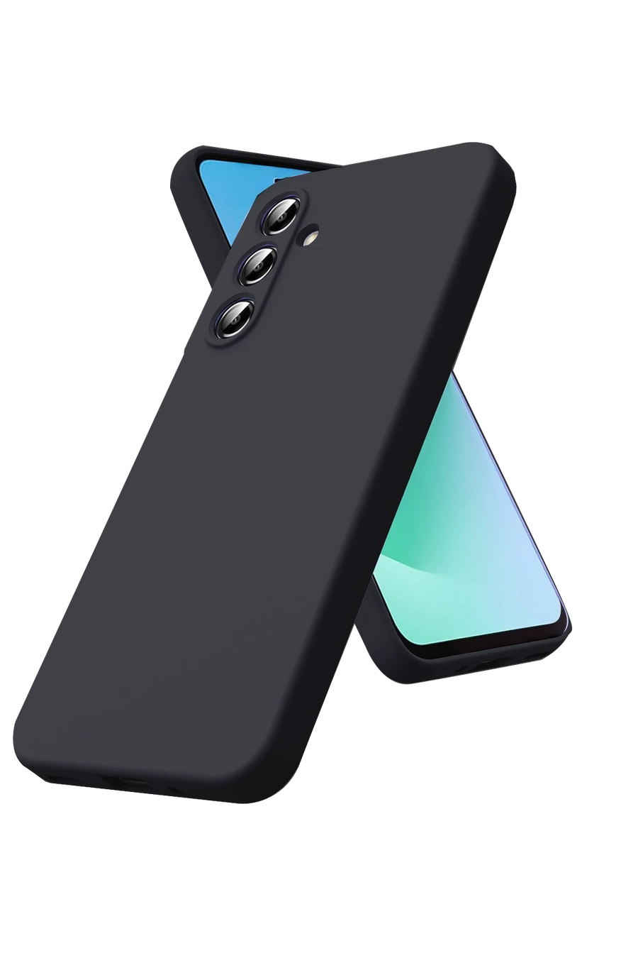 Newface Samsung Galaxy S25 FE Nano içi Kadife Silikon - Siyah