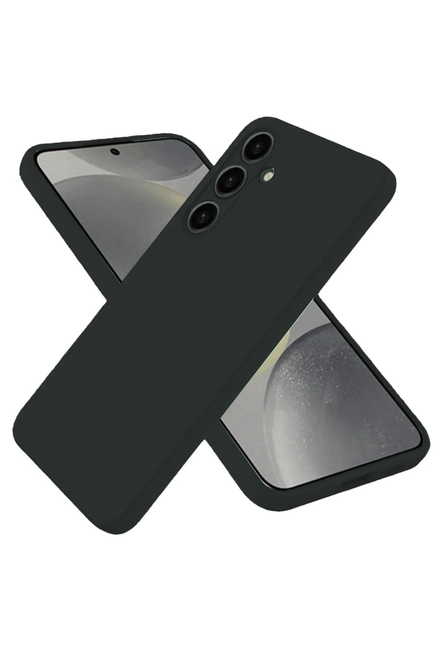 Newface Samsung Galaxy S25 Plus Kılıf Nano içi Kadife Silikon - Siyah