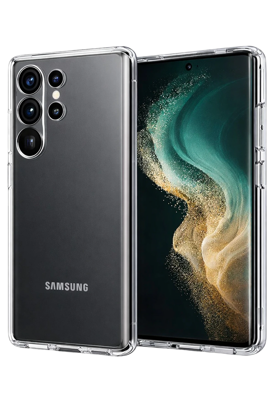 Newface Samsung Galaxy S26 Ultra Lüx Şeffaf Silikon - Şeffaf