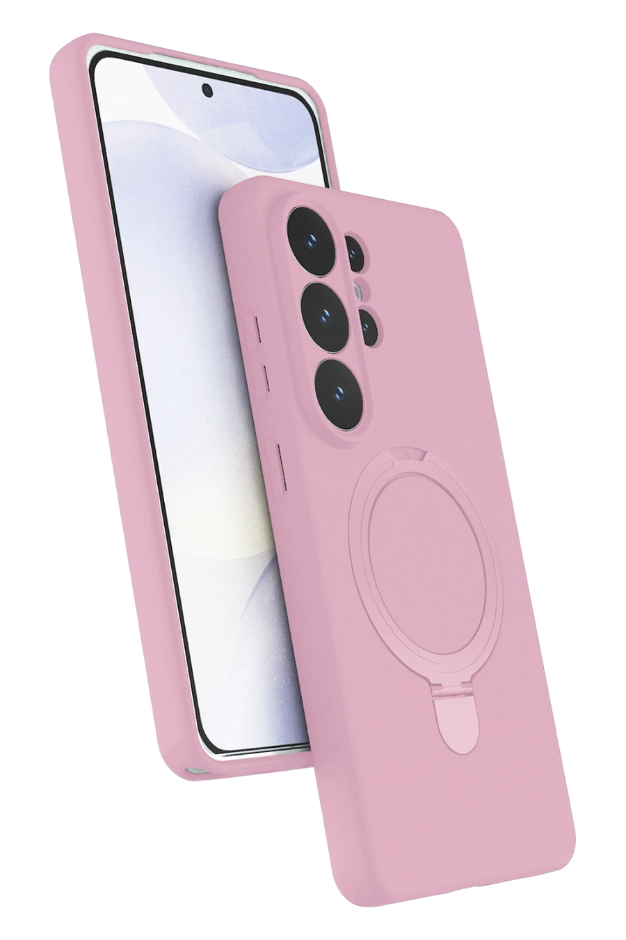Newface Samsung Galaxy S26 Ultra Regal Magsafe Standlı Kapak - Açık Pembe