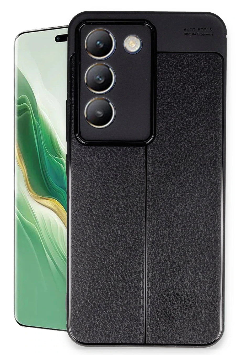 Newface Vivo V30 Lite 4G Kılıf Auto Focus Kapak - Siyah