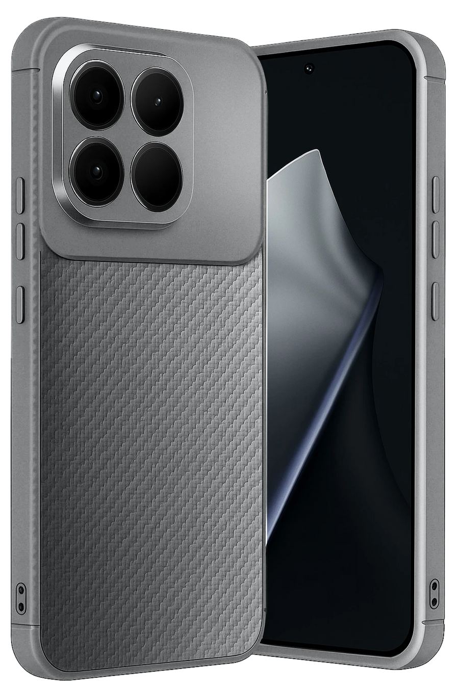 Newface Xiaomi Mi 15T Auto Focus Karbon Kapak - Gri