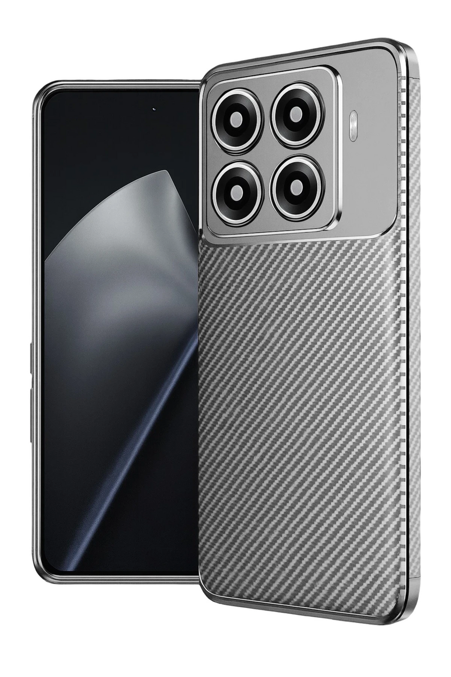 Newface Xiaomi Mi 15T Pro Auto Focus Karbon Kapak - Gri