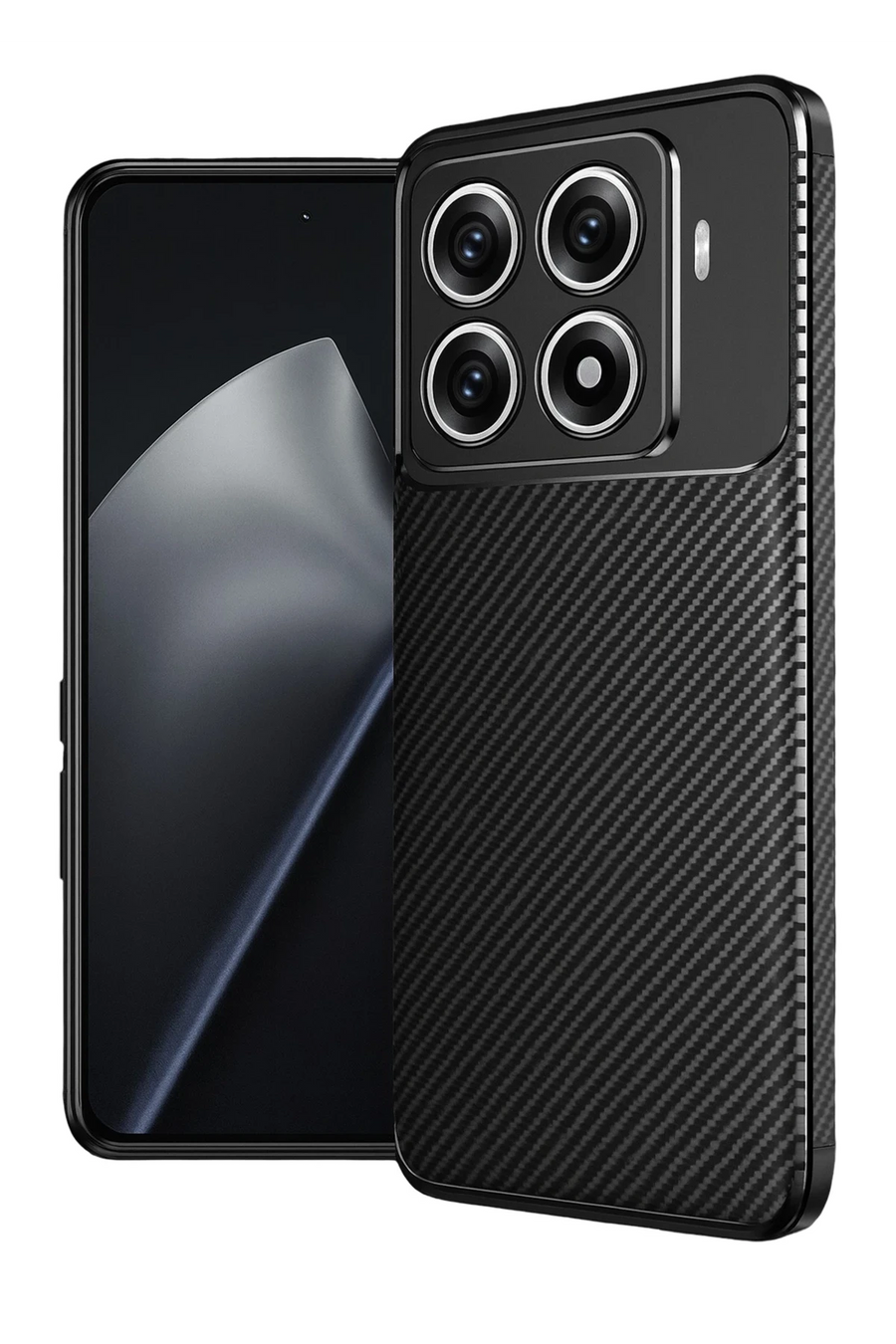 Newface Xiaomi Mi 15T Pro Auto Focus Karbon Kapak - Siyah