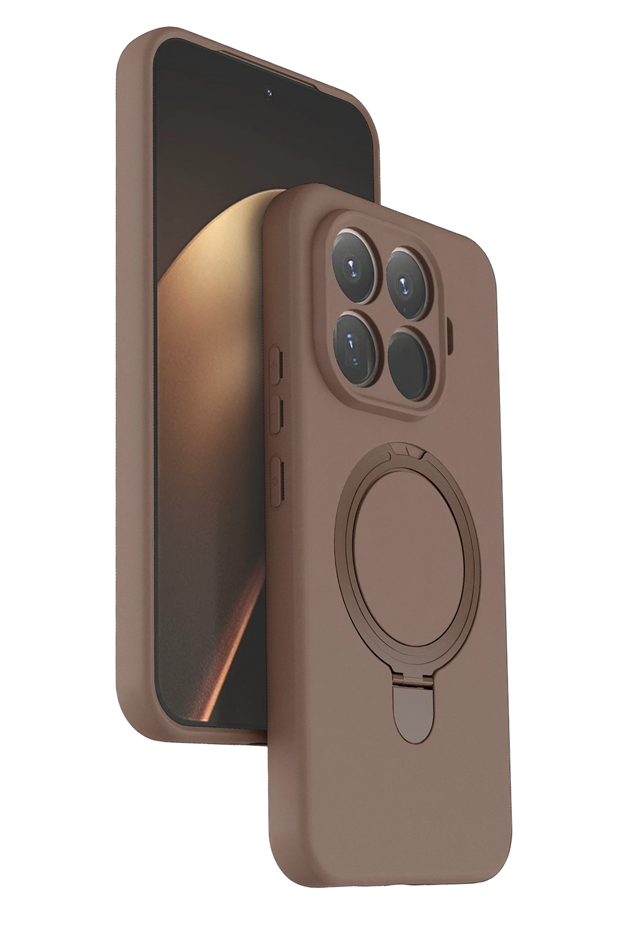 Newface Xiaomi Mi 15T Pro Regal Magsafe Standlı Kapak - Çöl Titanyum