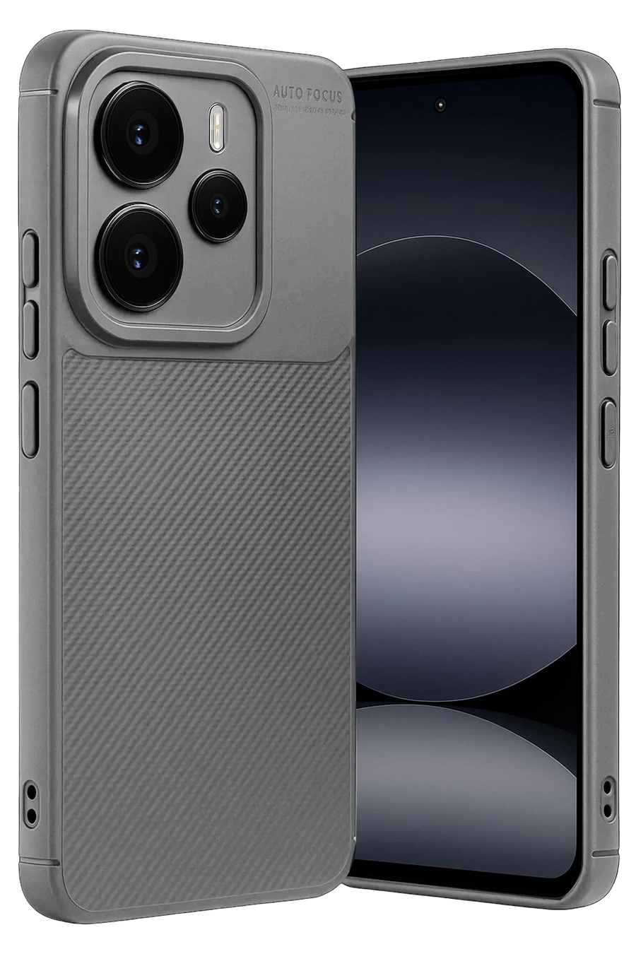 Newface Xiaomi Note 14 5G Auto Focus Karbon Kapak - Gri
