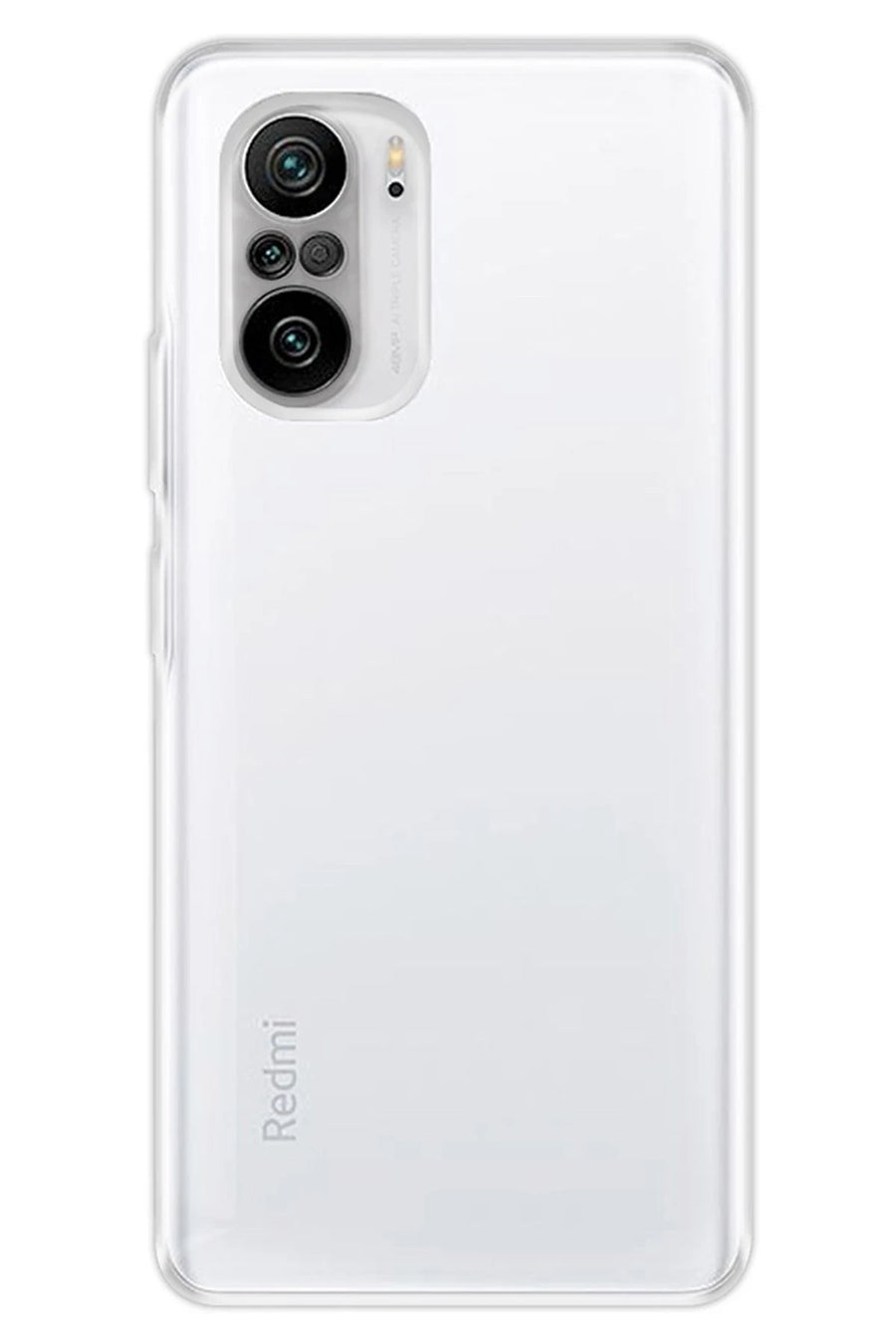 Newface Xiaomi Poco F3 Kılıf Deluxe 2mm Şeffaf Silikon - Şeffaf