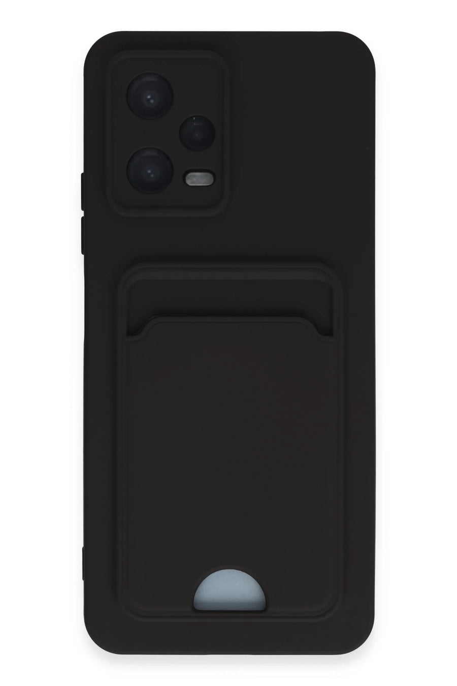 Newface Xiaomi Poco X5 5G Kılıf Kelvin Kartvizitli Silikon - Siyah