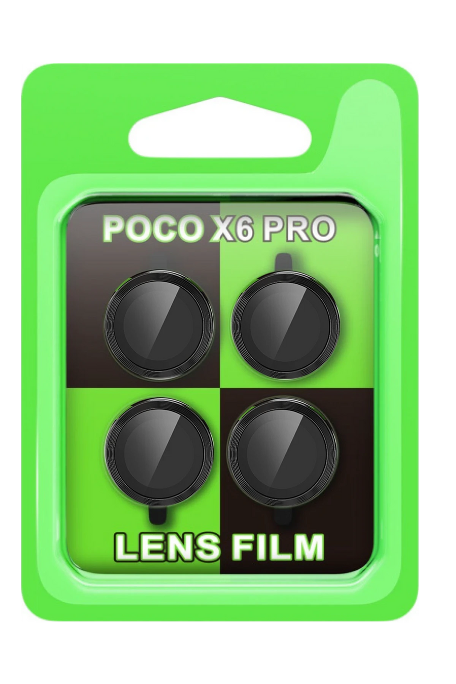 Newface Xiaomi Poco X6 Pro Raze Metal Kamera Lens - Siyah