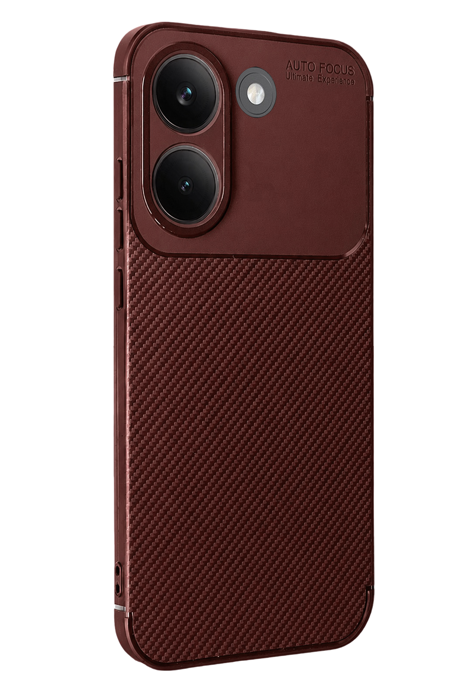 Newface Xiaomi Poco X8 Pro Auto Focus Karbon Kapak - Bordo