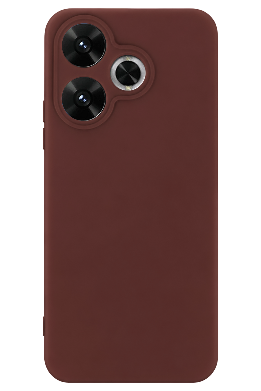 Newface Xiaomi Redmi 13 4G Kılıf First Silikon - Bordo