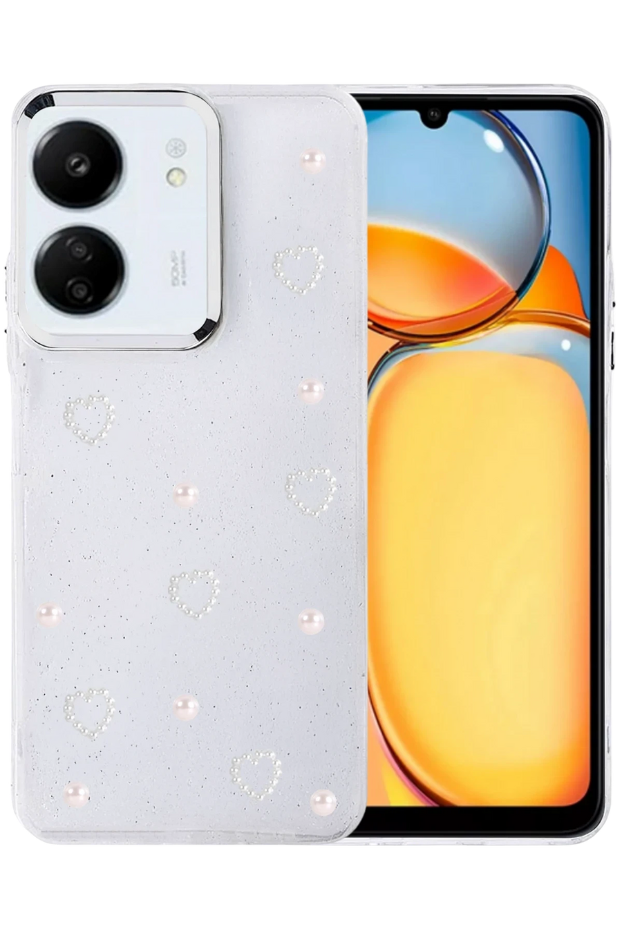 Newface Xiaomi Redmi 13C Fiyonk Desenli Kapak - Desen 10
