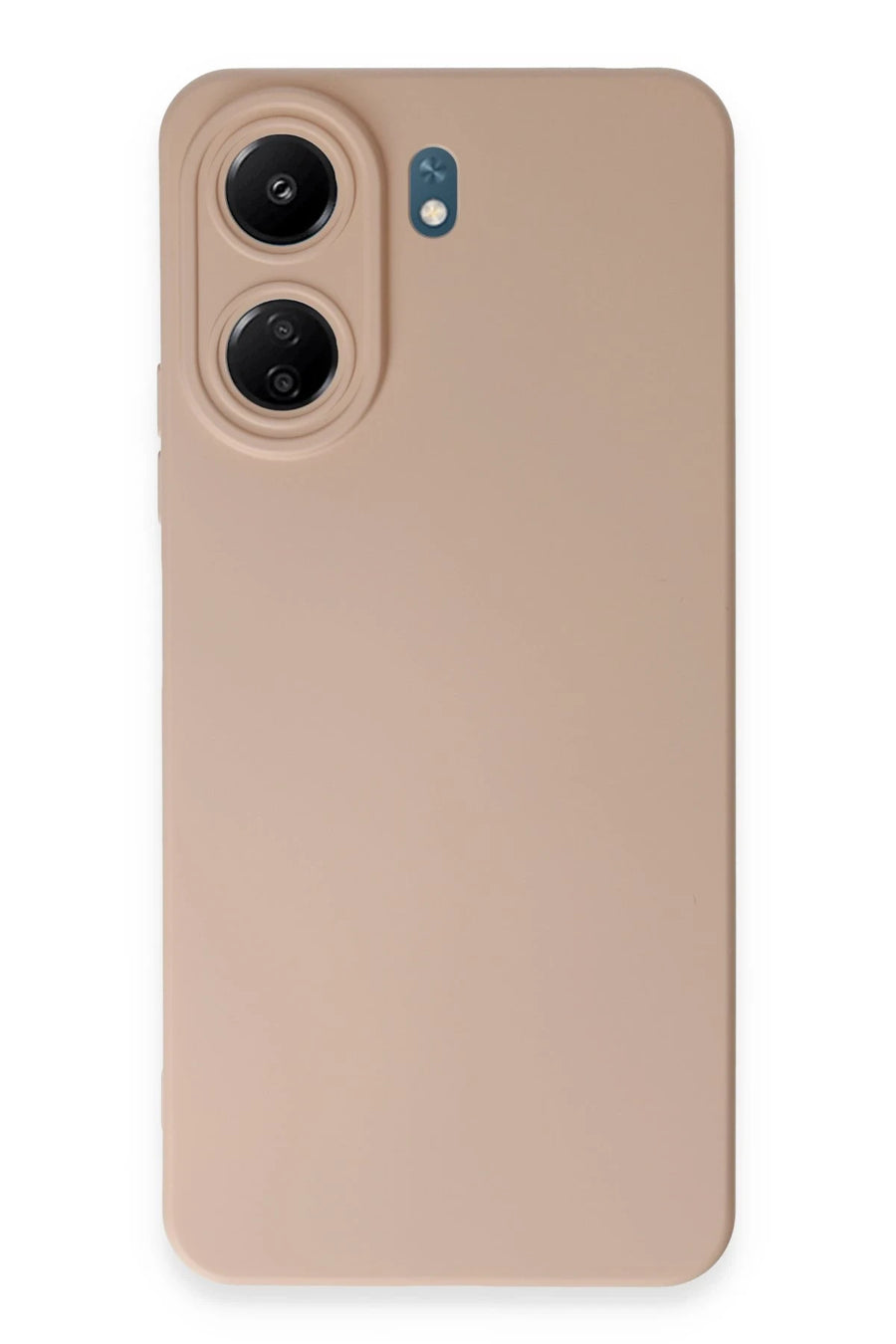 Newface Xiaomi Redmi 13C Kılıf Nano içi Kadife Silikon - Pudra