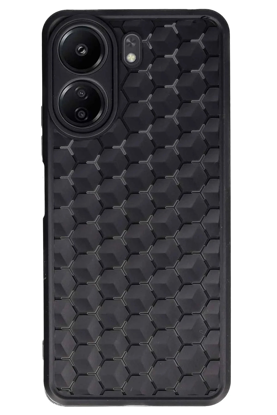 Newface Xiaomi Redmi 13C Kılıf Petek Silikon Kapak - Siyah