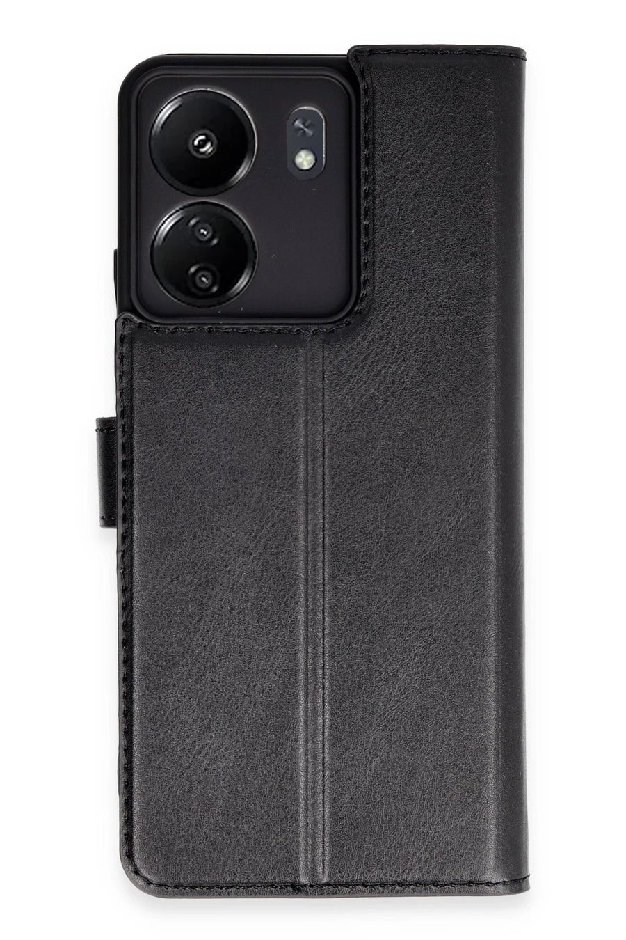 Newface Xiaomi Redmi 13C Kılıf Trend S Plus Kapaklı Kılıf - Siyah