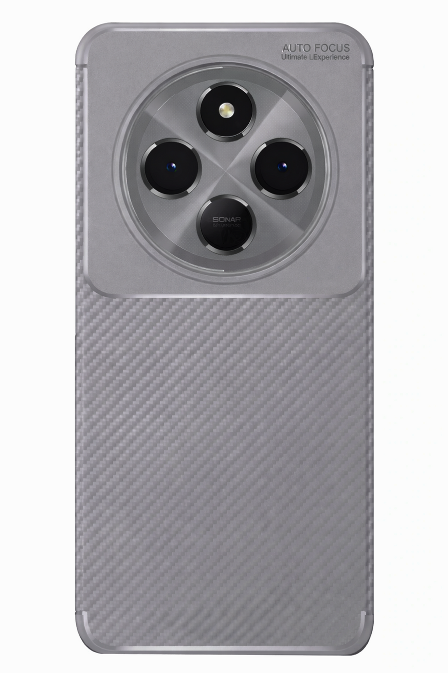 Newface Xiaomi Redmi 14C Kılıf Auto Focus Karbon Kapak - Gri