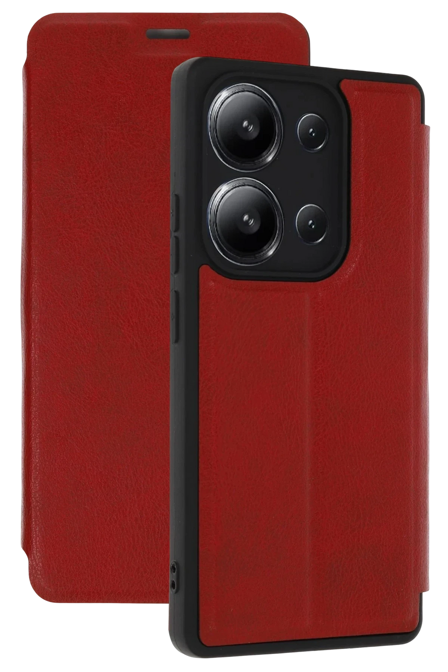 Newface Xiaomi Redmi 15C 4G Flip Cover - Kırmızı